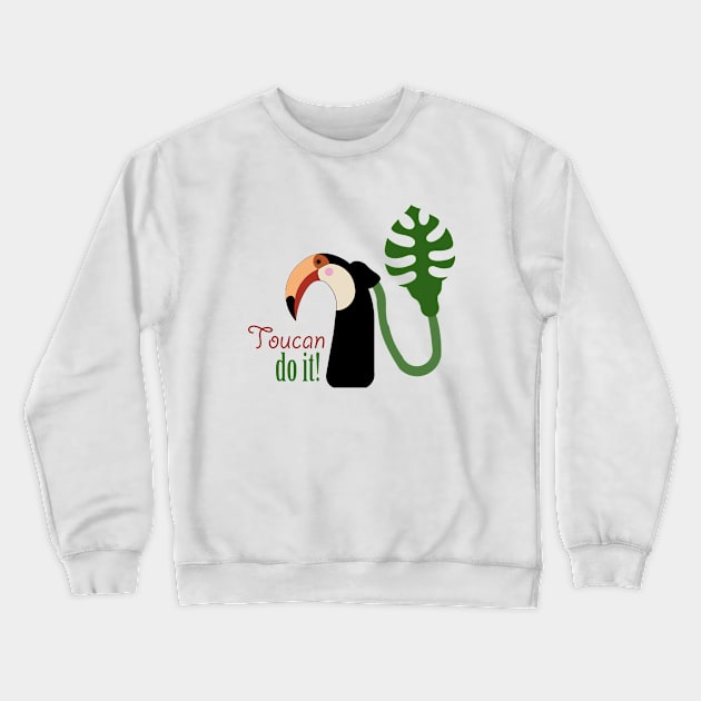 Cochlear Implant - Toucan do it! Design Crewneck Sweatshirt by First.Bip